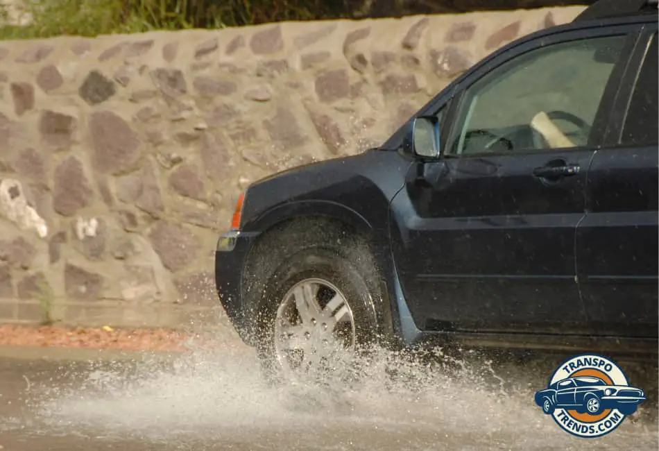 check engine light comes on after driving through water