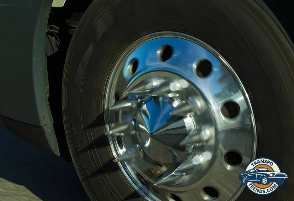 why do trucks have spikes on their wheels