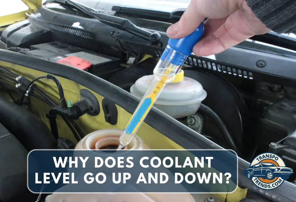 why does coolant level go up and down