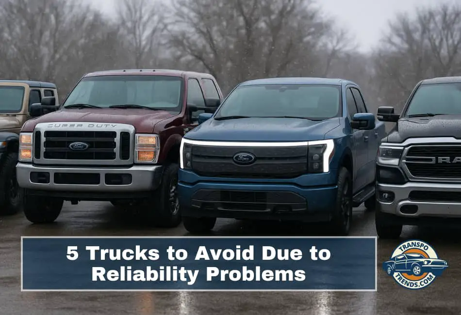 5 Trucks to Avoid Due to Reliability Problems
