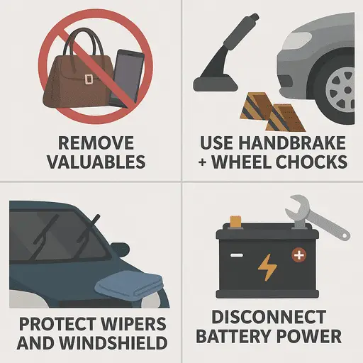 4 Crucial Things to Do Before Leaving Your Car Parked for a Long Time